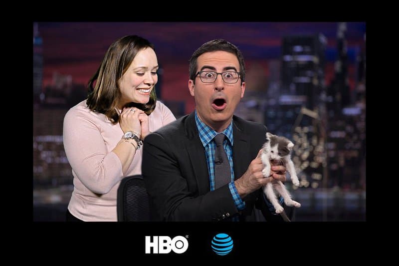 Last Week Tonight HBO green screen photo booths 1
