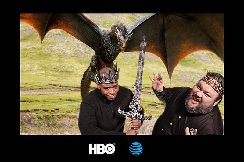 Game of Thrones Green Screen Houston green screen photo booth 2