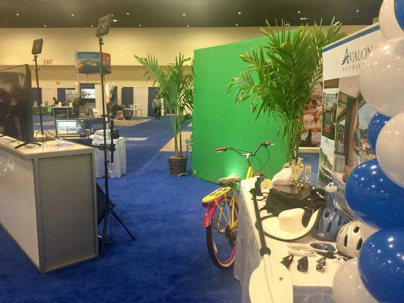 A custom green screen photo booth for Globus Miami green screen photography 1