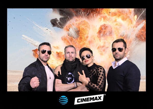 Orlando red carpet photography for Cinemax with the cast of Strikeback